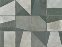 Декор (20x20) AG208D Shape Powder Green - Argillae Декор (20x20) AG208D Shape Powder Green - Argillae