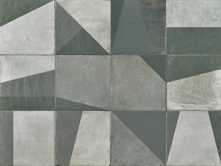 Декор (20x20) AG208D Shape Powder Green - Argillae з колекції Argillae Fioranese Декор (20x20) AG208D Shape Powder Green - Argillae з колекції Argillae Fioranese