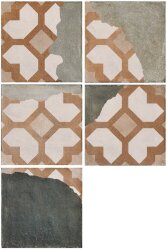 Декор (20x20) AG208W Worn Powder Green - Argillae Декор (20x20) AG208W Worn Powder Green - Argillae