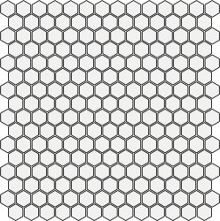 Мозаїка 33,2x33,2 Stone 560 Matte Hexagonal-Stone