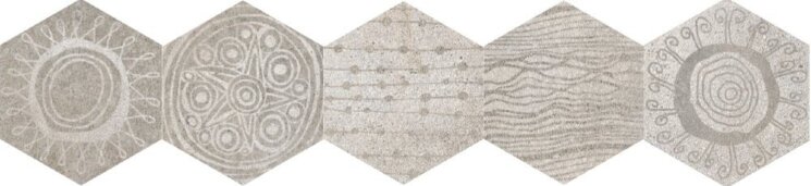Плитка (25x22) Arizona Grey Decor Hex 25 - Arizona з колекції Abadia Old Codicer 95