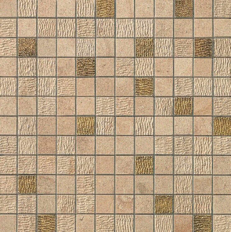 Мозаїка (30x30) ASQC Sunrock Bourgogne Sand Mosaico Gold - Sunrock з колекції Sunrock Atlas Concorde