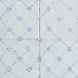 Плитка (20x20) fMTJ Firenze Heritage Maiolica Bianca Deco Blu - Firenze Heritage