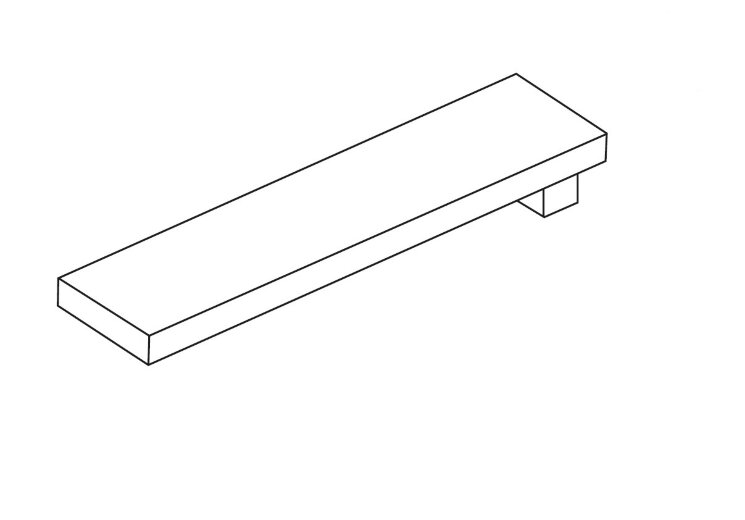 Плитка 9,7x60 Code Listello Up Grey - Code - CDP4 з колекції Code Keope Плитка 9,7x60 Code Listello Up Grey - Code - CDP4 з колекції Code Keope