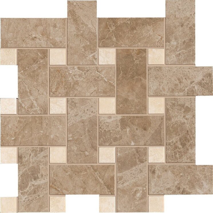 Мозаїка (30x30) G12468 V. Deste Tortora Basketweave30 - Villa dEste з колекції Villa dEste Vallelunga Мозаїка (30x30) G12468 V. Deste Tortora Basketweave30 - Villa dEste з колекції Villa dEste Vallelunga