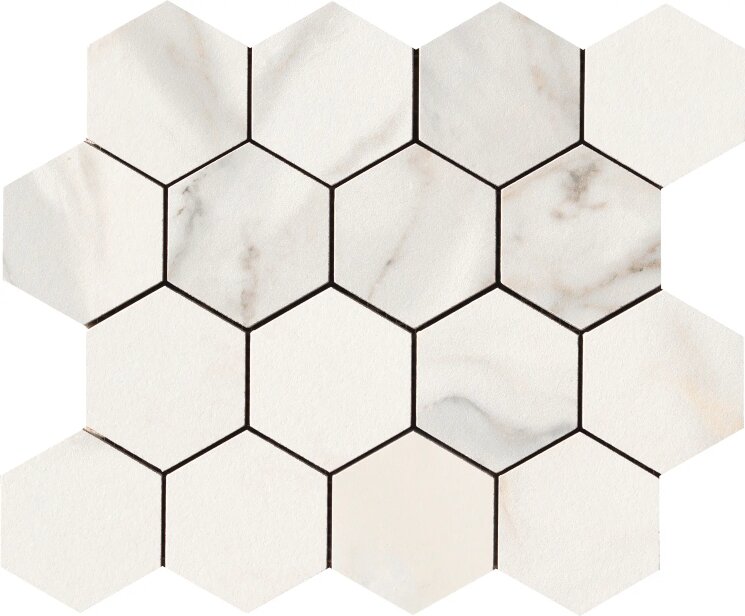 Мозаїка 25x30 1005529 Mos.Esag.Calacat.Ret Isla Tiles Selezione Marmi з колекції Selezione Marmi Isla Tiles Мозаїка 25x30 1005529 Mos.Esag.Calacat.Ret Isla Tiles Selezione Marmi з колекції Selezione Marmi Isla Tiles