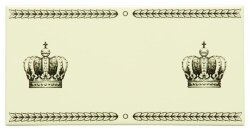 Бордюр Double Sovereign Crown 7.5x15.2 Artworks Colonial White Original Style Бордюр Double Sovereign Crown 7.5x15.2 Artworks Colonial White Original Style