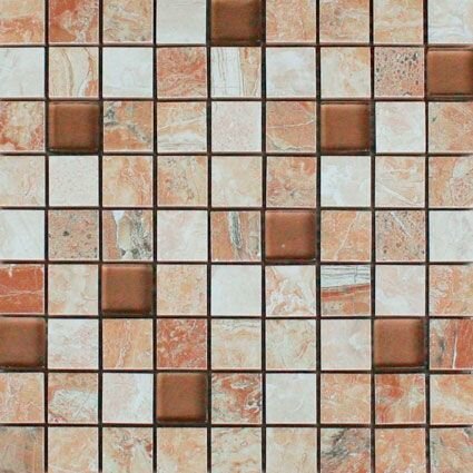 Мозаїка (25x25) FIORDO NAMAX MARRON з колекції Fiordo Ceranosa