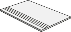 Сходинка (30x60) BA1G63 Basalt stepwhite matt Rect - Basalt