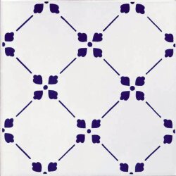 Декор (10x10) Palmettina Blu10 IDecori - Ceramica Artistica Vietrese Декор (10x10) Palmettina Blu10 IDecori - Ceramica Artistica Vietrese