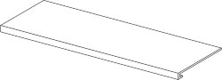 Сходинка (33x120) 8SDI0C1/R GRADINO A “C” 1 LATO Rett. Londre - Elegance