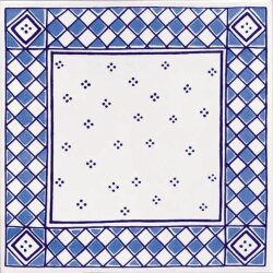 Декор (10x10) Pavus Blu10 IDecori - Ceramica Artistica Vietrese Декор (10x10) Pavus Blu10 IDecori - Ceramica Artistica Vietrese