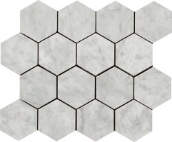 Мозаїка 25x30 1005542 Mos.Esag.Carrara Lev Isla Tiles Selezione Marmi Мозаїка 25x30 1005542 Mos.Esag.Carrara Lev Isla Tiles Selezione Marmi