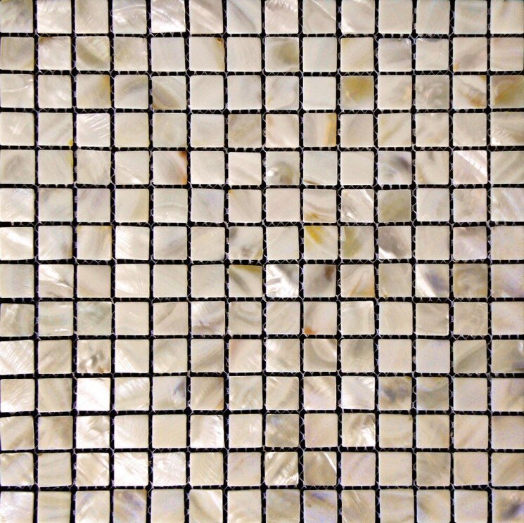 Мозаїка (30.4x30.4) MOPM-CR-SQ Cream Shell 2*2Square - Shell Mosaic з колекції Shell Mosaic Studio Vega