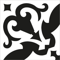 Плитка 20x20 b&w flo pattern 12 Valmori Hydralicart Плитка 20x20 b&w flo pattern 12 Valmori Hydralicart
