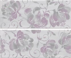 Декор 20x50 Inserto Flores Ice A+B - Caribe - PCAD12 Декор 20x50 Inserto Flores Ice A+B - Caribe - PCAD12