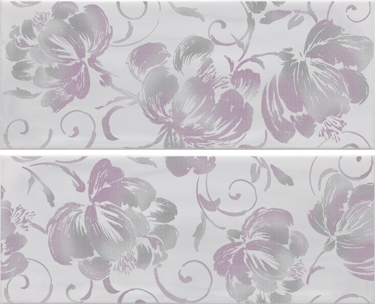 Декор 20x50 Inserto Flores Ice A+B - Caribe - PCAD12 з колекції Caribe Paul Ceramiche Декор 20x50 Inserto Flores Ice A+B - Caribe - PCAD12 з колекції Caribe Paul Ceramiche