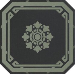 Декор Ottagono Black Bath 20x20 Old England Ceramiche Grazia Декор Ottagono Black Bath 20x20 Old England Ceramiche Grazia