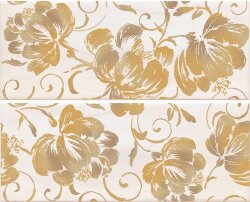 Декор 20x50 Inserto Flores Ivory A+B - Caribe - PCAD17 Декор 20x50 Inserto Flores Ivory A+B - Caribe - PCAD17