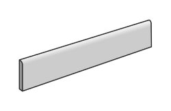 Декор (9x59.5) MADB04RL Made Grey Battiscopa Rett Lapp - Made