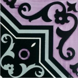 Плитка (20x20) Iaconti Nero Prugna Grigio - Fiori Scuri Плитка (20x20) Iaconti Nero Prugna Grigio - Fiori Scuri