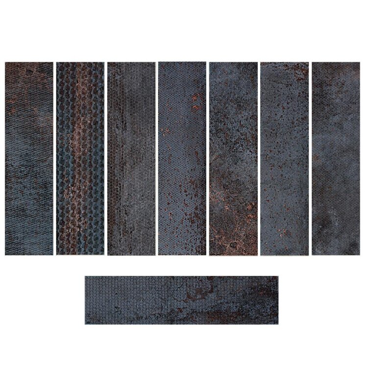 Плитка 30x120 Met. Nero Strong Mix Ret - Costruire - 1062817 з колекції Costruire Serenissima Плитка 30x120 Met. Nero Strong Mix Ret - Costruire - 1062817 з колекції Costruire Serenissima