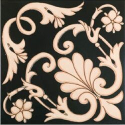 Плитка (20x20) Ieranto Nero, Avana - Fiori Scuri Плитка (20x20) Ieranto Nero, Avana - Fiori Scuri