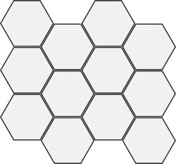 Мозаїка Mosaico Esagone Moka - 30x34 Mn Mn Мозаїка Mosaico Esagone Moka - 30x34 Mn Mn