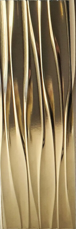 Плитка Ondas Gold Gloss - 30x90  Ondas з колекції Ondas Roced Плитка Ondas Gold Gloss - 30x90  Ondas з колекції Ondas Roced