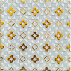 Декор (15x15) OATLBD DECORO GOLD D LIGHT BLUE - Atelier Gold Декор (15x15) OATLBD DECORO GOLD D LIGHT BLUE - Atelier Gold