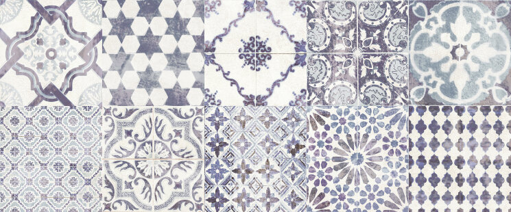 Декор 25x60 County White/Blue A+B - Madison - PMARM6 з колекції Madison Paul Ceramiche Декор 25x60 County White/Blue A+B - Madison - PMARM6 з колекції Madison Paul Ceramiche