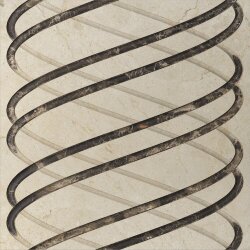 Декор (60x60) Twirl Crema Marfil/Emperador Dark Graffity - KREOO Graffiti Декор (60x60) Twirl Crema Marfil/Emperador Dark Graffity - KREOO Graffiti