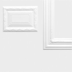 Плитка (50x50) FR5050PWM Pure White Mitte - Frames