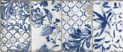 Декор (25x60) HBED03 Decoro Maiolica Cobalto - BE unique Декор (25x60) HBED03 Decoro Maiolica Cobalto - BE unique