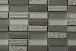 Мозаїка 30x30 ST ENGR2R/1548 LePietre Engraved Wooden Moca And Glass Arvex Le Pietre Мозаїка 30x30 ST ENGR2R/1548 LePietre Engraved Wooden Moca And Glass Arvex Le Pietre