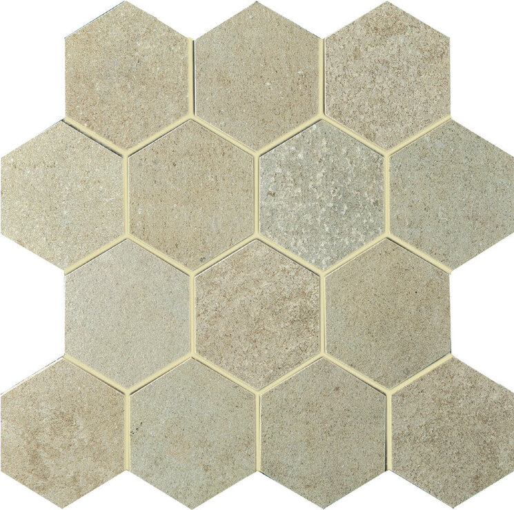 Мозаїка (24.5x24.7) 215420 Hexagon Mosaico Sun - Solid з колекції Solid Colorker