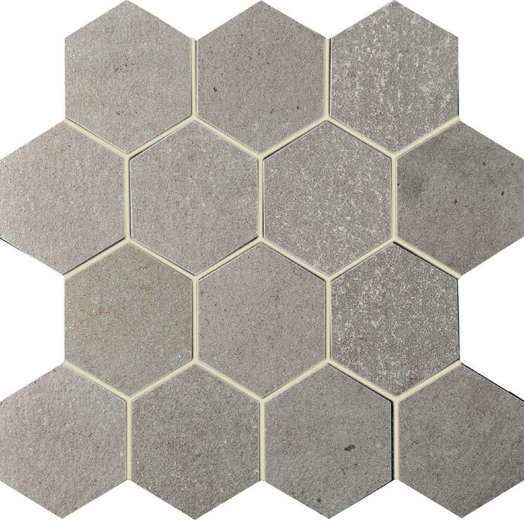 Мозаїка (24.5x24.7) 215421 Hexagon Mosaico Taupe - Solid з колекції Solid Colorker