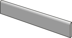 Плінтус (7.5x90) 1B79 Battiscopa Flatiron Silver - Flatiron