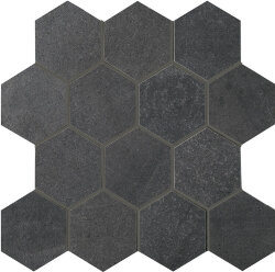 Мозаїка (24.5x24.7) 215422 Hexagon Mosaico Graphite - Solid