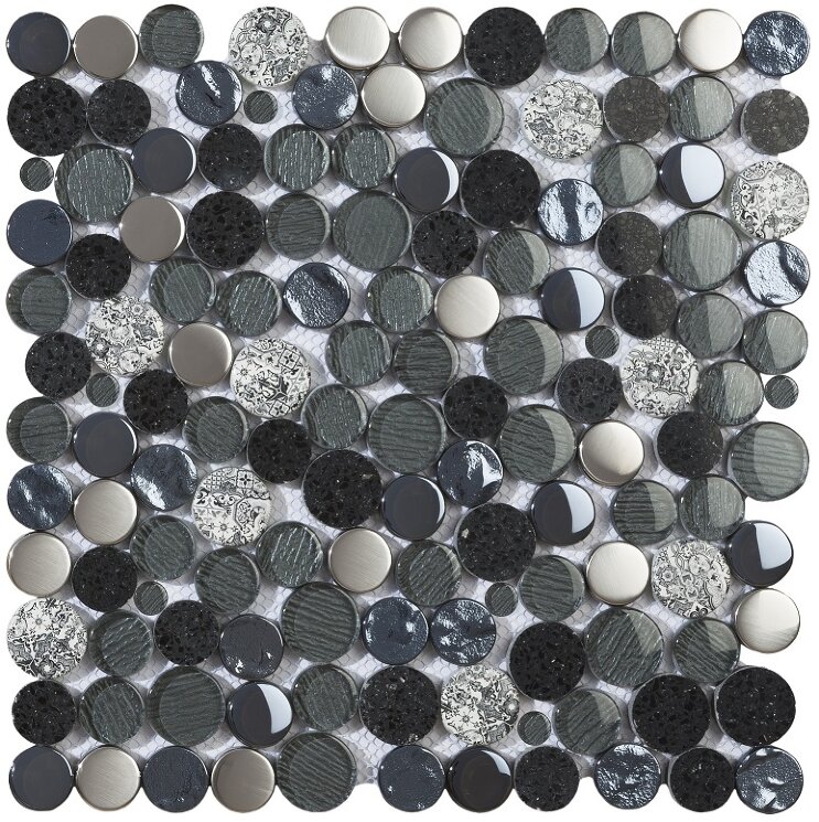 Мозаїка (30x30) PLANET BLACK - Planet з колекції Planet Intermatex