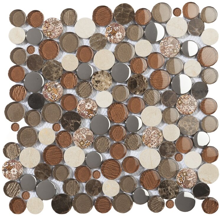 Мозаїка (30x30) PLANET BROWN - Planet з колекції Planet Intermatex