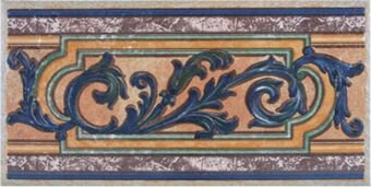 Бордюр (16.7x33.3) CEN. TERRACO 567 PENISCOLA з колекції 567 Porcelanite DOS