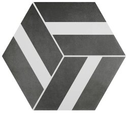 Плитка 23x27 Cementine Bari Black Durstone Cementine Плитка 23x27 Cementine Bari Black Durstone Cementine