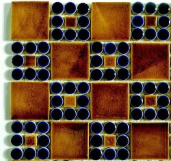 Мозаїка (23.6x23.6) C03C Foglio Tag (miele/blu) - Decors Мозаїка (23.6x23.6) C03C Foglio Tag (miele/blu) - Decors