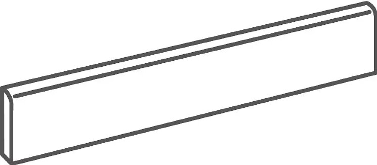 Плінтус 7x60 CRK6R1BT BattiscopaR.Bianco Castelvetro Rock з колекції Rock Castelvetro Плінтус 7x60 CRK6R1BT BattiscopaR.Bianco Castelvetro Rock з колекції Rock Castelvetro