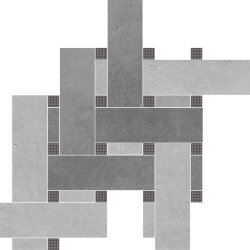 Декор (40x40) 62059 Remix Dark Charcoal Grey (comp 2 pz) - Verve Декор (40x40) 62059 Remix Dark Charcoal Grey (comp 2 pz) - Verve