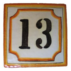Декор (15x15) Numeri Civici 002/A - Varie Декор (15x15) Numeri Civici 002/A - Varie