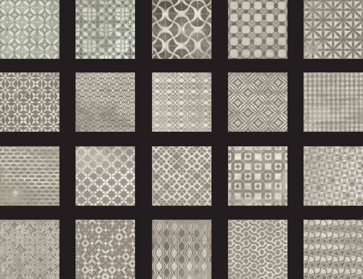 Декор Deco Gris 20x20 Esprit Rex з колекції Esprit Rex Декор Deco Gris 20x20 Esprit Rex з колекції Esprit Rex