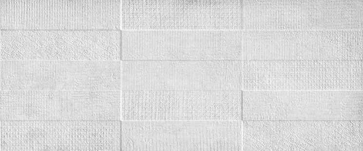 Плитка (25х60) MELANGE MOSAIC WHITE з колекції Melange Argenta