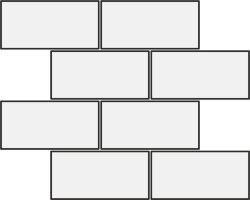 Мозаїка White High-Glossy 6 mm Muretto Tessere 30x30 BW Marble Floor Gres Мозаїка White High-Glossy 6 mm Muretto Tessere 30x30 BW Marble Floor Gres